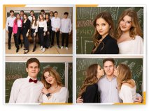 Выпускной альбом для 4 9 11 класса Бело-Желтый Москва Санкт-Петербург заказать выпускной альбом