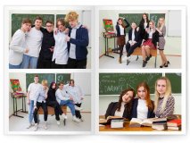 Выпускной альбом для 4 9 11 класса в стиле Минимализм Москва Санкт-Петербург заказать выпускной альбом